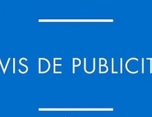 Avis de publicité