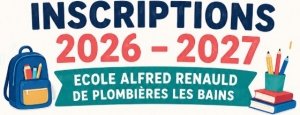 Inscription scolaire 2026-2027
