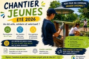 Chantier jeunes 2026 Chantier jeunes 2026