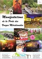 Programme des animations et des manifestations