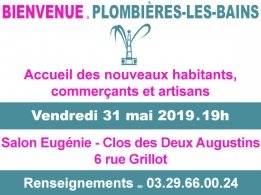 Bienvenue à Plombières-les-Bains : accueil des nouveaux habitants, commerçants et artisans Bienvenue à Plombières-les-Bains : accueil des nouveaux habitants, commerçants et artisans